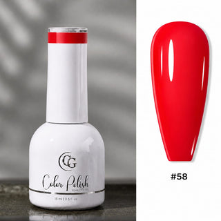 Polish Gel #58 Rojo Oscuro